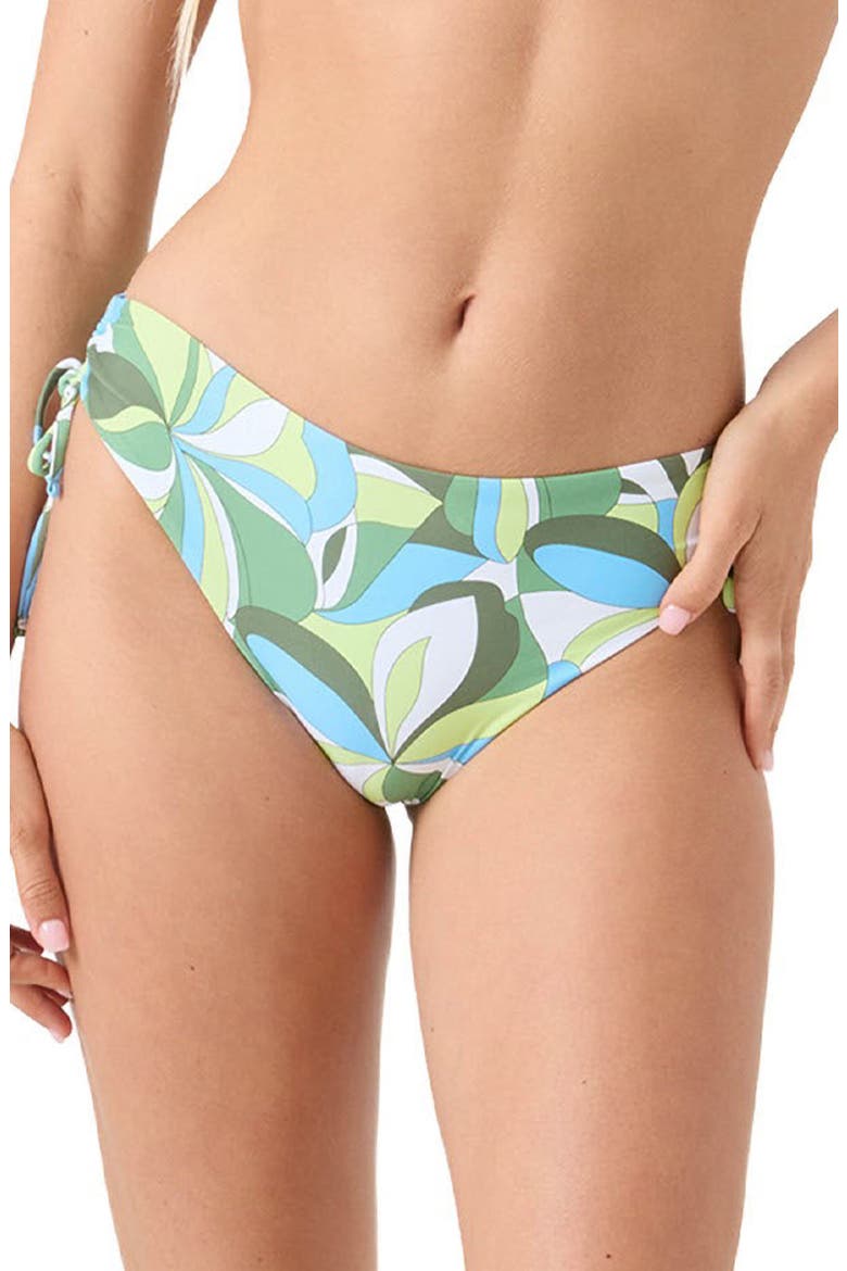 Surf Break Bikini Bottoms, Main, color, GREEN MULTI