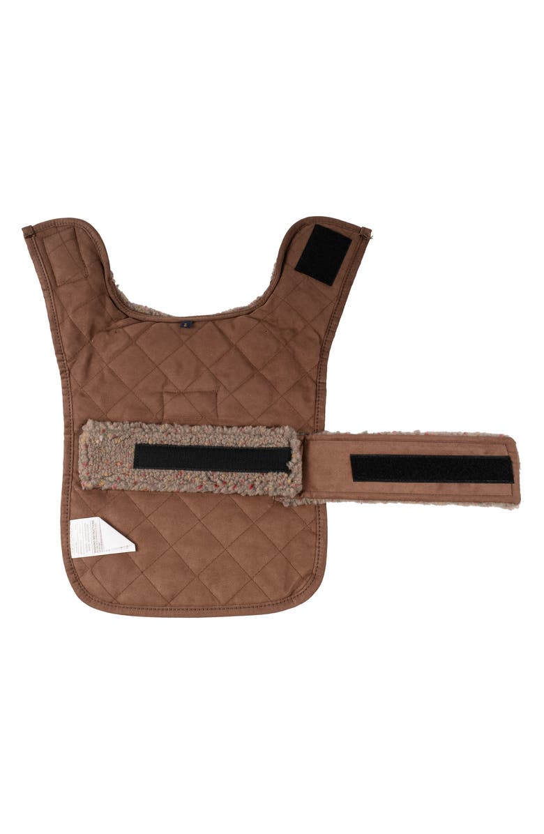 Pendleton Vintage Camp Fleece Dog Coat, Alternate, color, Mineral Umber