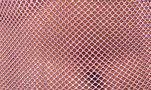 Roma Confidential Think Pink Crystal Fishnet Thong Teddy In Pink