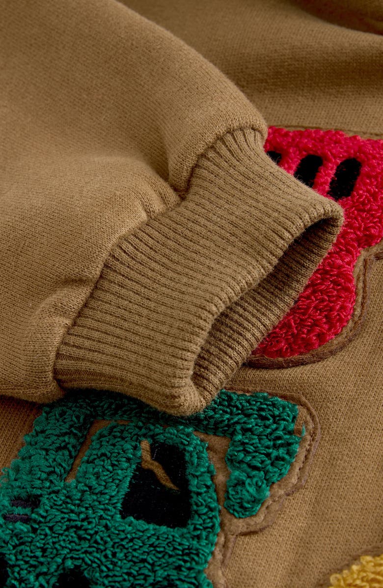 NEXT Kids' Let's Dig Appliqué Hoodie, Alternate, color, Brown