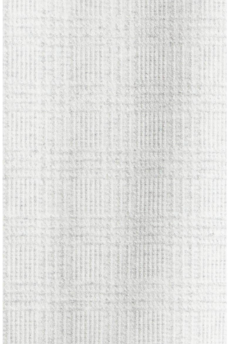 Tonal Glen Plaid Knit Overshirt, Alternate, color, 13 LT MELANGE GRAY