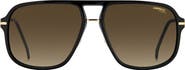 Carrera Eyewear 60mm Gradient Square Sunglasses