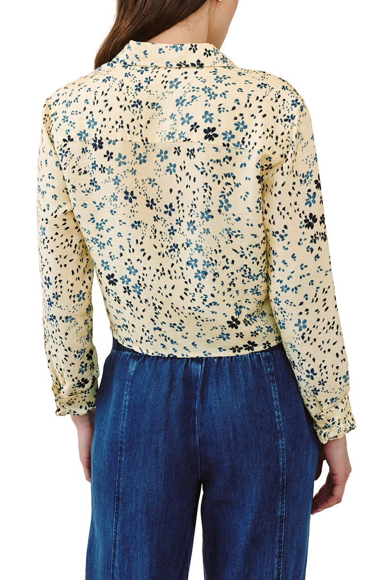 Bella Dahl Print Crop Shirt, Alternate, color,