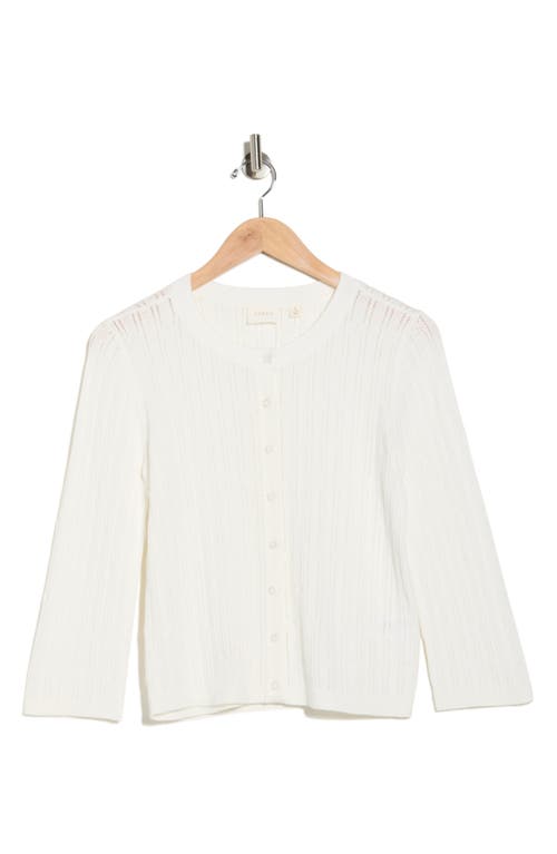 Cyrus Novelty Stitch Button-up Shirt In White