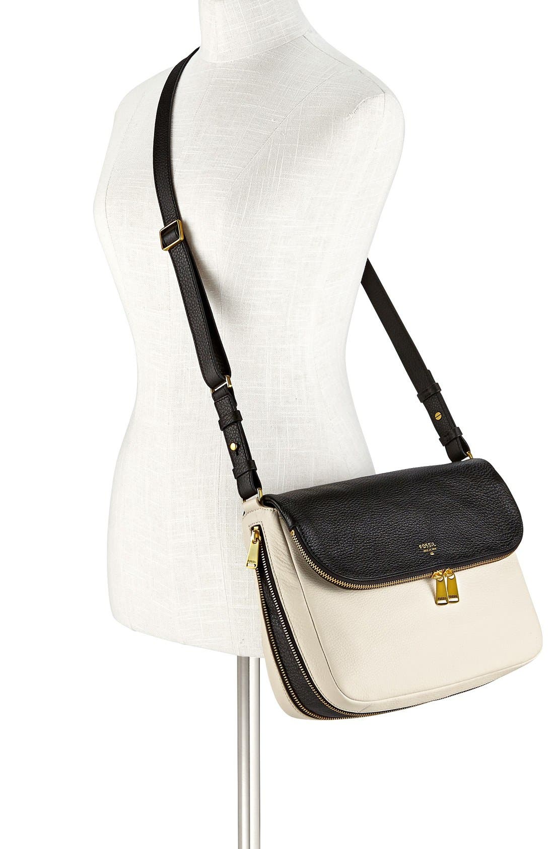 'Preston' Crossbody Bag, Alternate, color, BONE