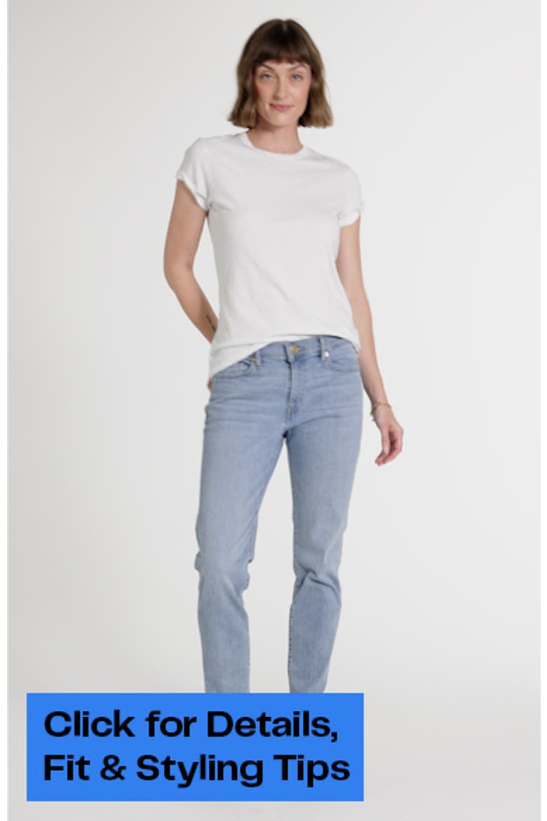 Le Garcon Mid Rise Crop Boyfriend Jeans video