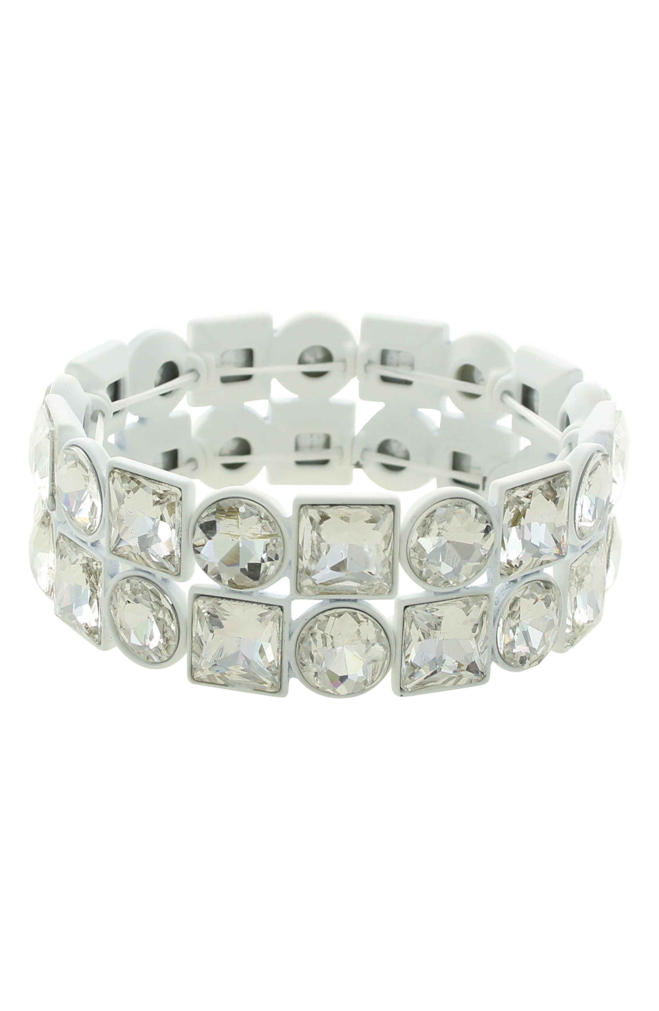 OLIVIA WELLES Crystal Frosted Bracelet