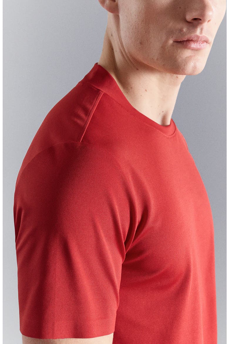 Slim Fit Coolmax® Solid T-Shirt, Alternate, color, RED