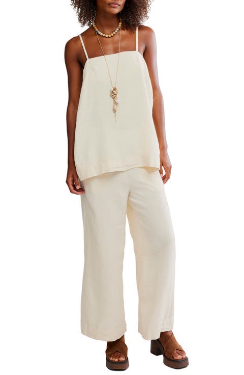 Sightseer Longline Square Neck Top & Wide Leg Pants Set