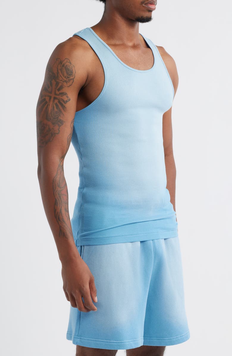 Elwood Malibu Cotton Rib Tank, Alternate, color, Sun Faded Baby Blue