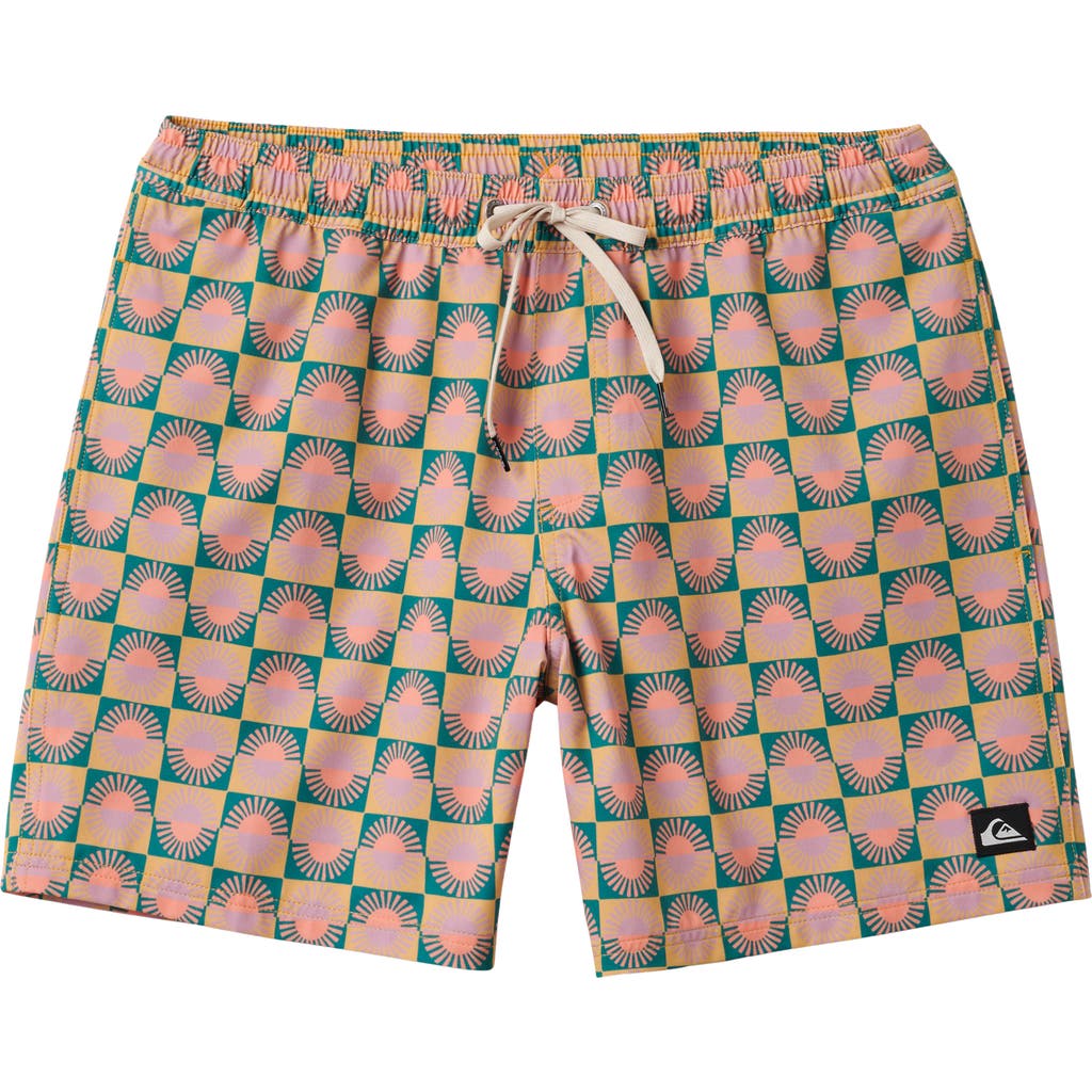 Quiksilver Surfsilk Mix Swim Trunks In Multi