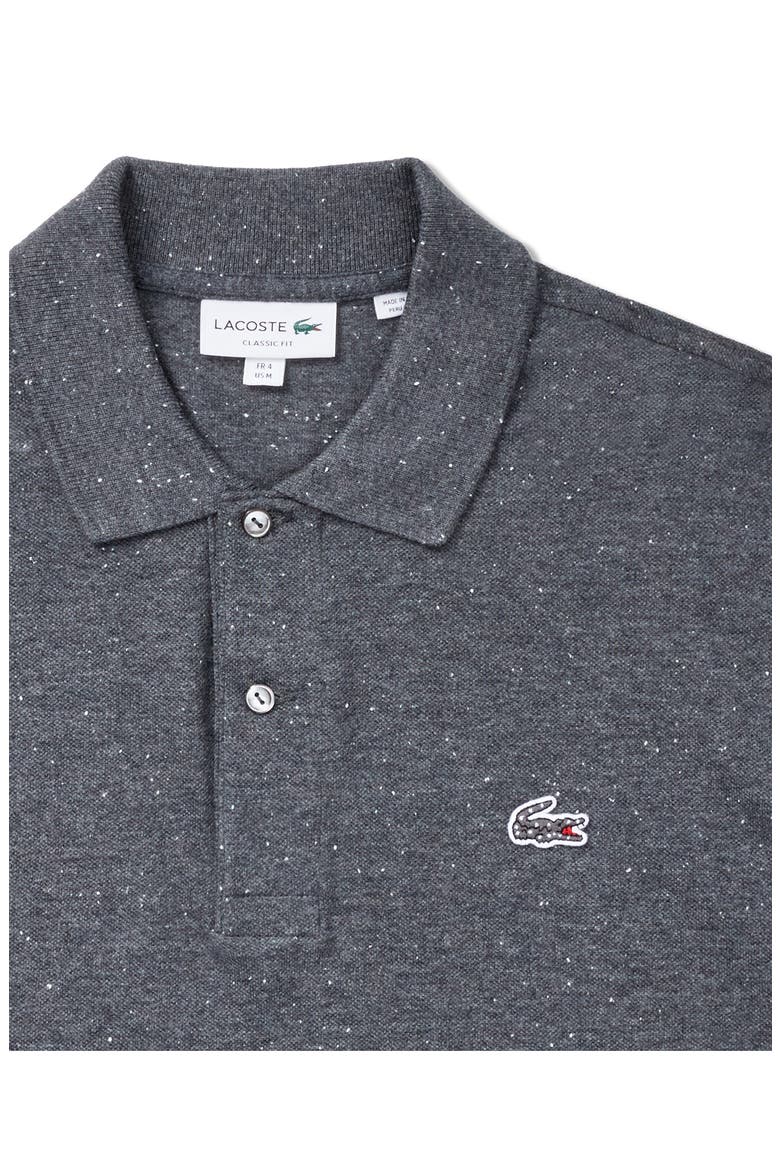 Classic Fit Cotton Blend Polo, Alternate, color, BITUME NEPS