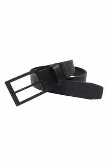 Perforated Faux Leather Belt