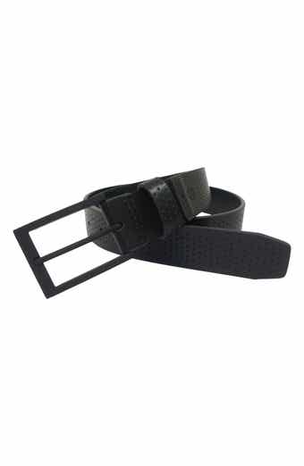 Perforated Faux Leather Belt