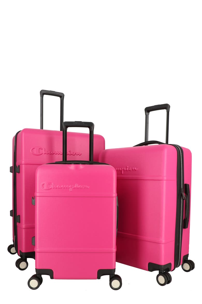 3-Piece Journey Spinner Luggage Set, Main, color, VERY BERRY