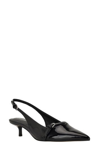 Calvin Klein Simira Kitten Heel Pump In Black