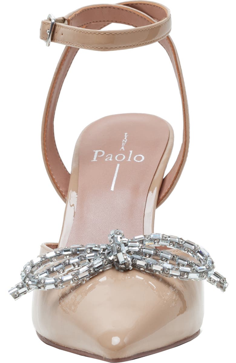 Linea Paolo Heart Ankle Strap Pointed Toe Pump, Alternate, color, Maple Sugar