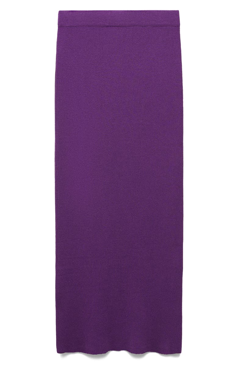 MANGO Rib Midi Sweater Skirt, Alternate, color,