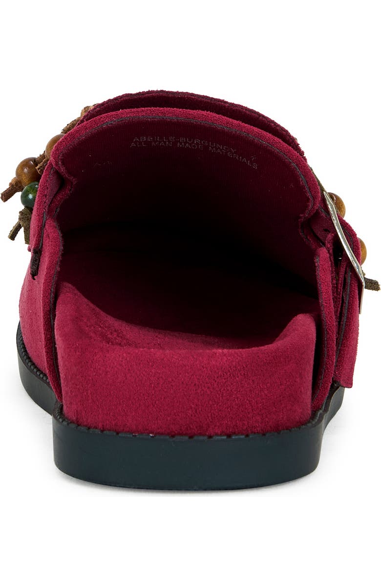 AZALEA WANG Abeille Clog, Alternate, color, Burgundy