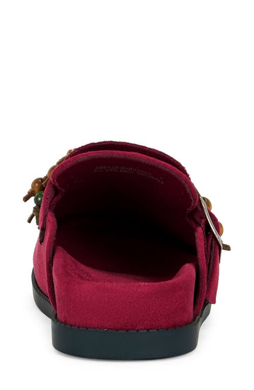Azalea Wang Abeille Clog In Burgundy