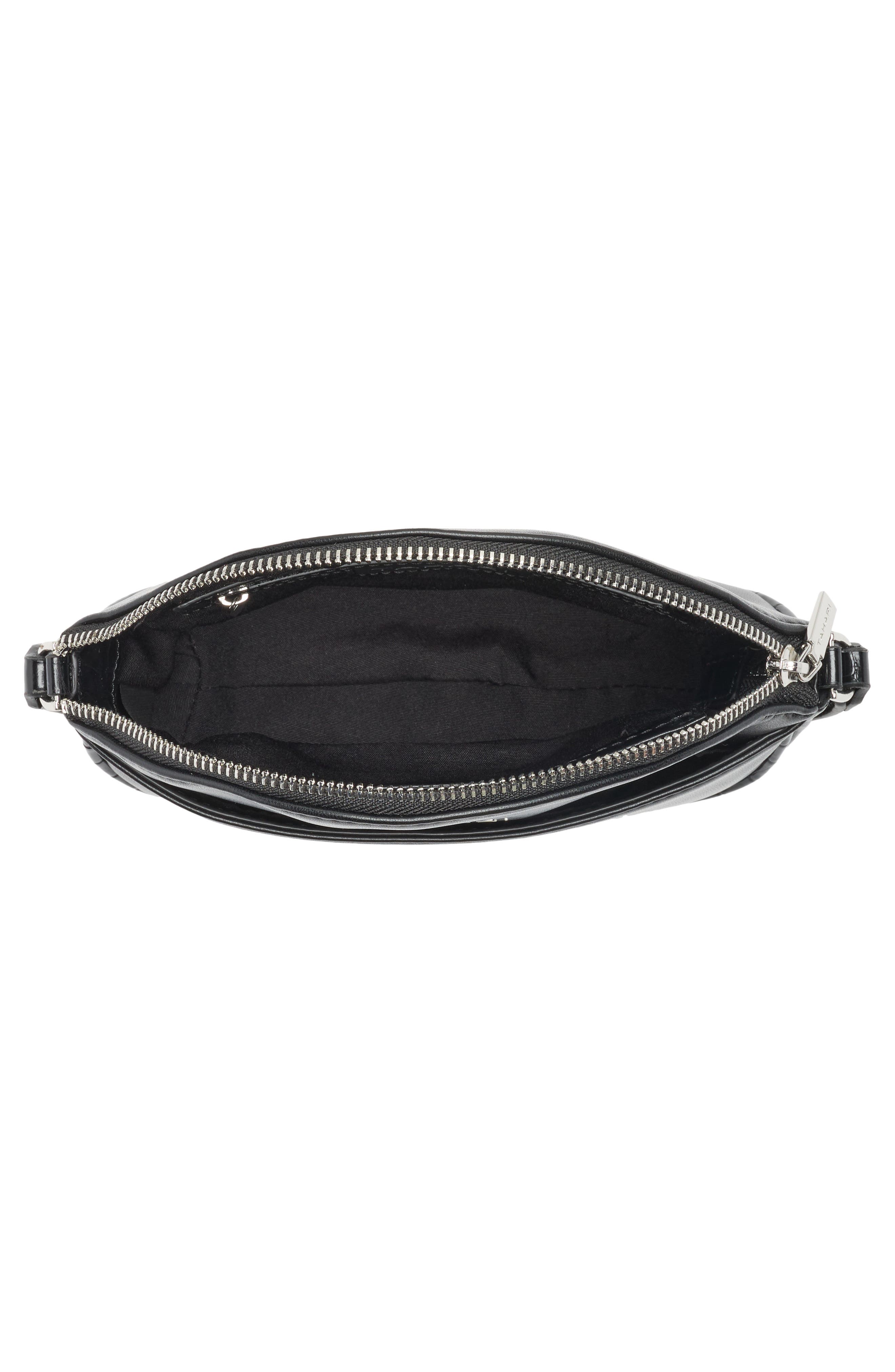 T Tahari Crosby Crossbody Bag, Alternate, color, Black Croco Block