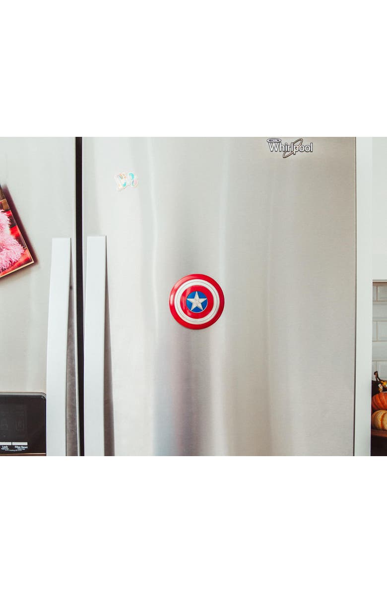 Toynk Marvel Studios Captain America 4-Inch Shield Prop Replica, Alternate, color, Red