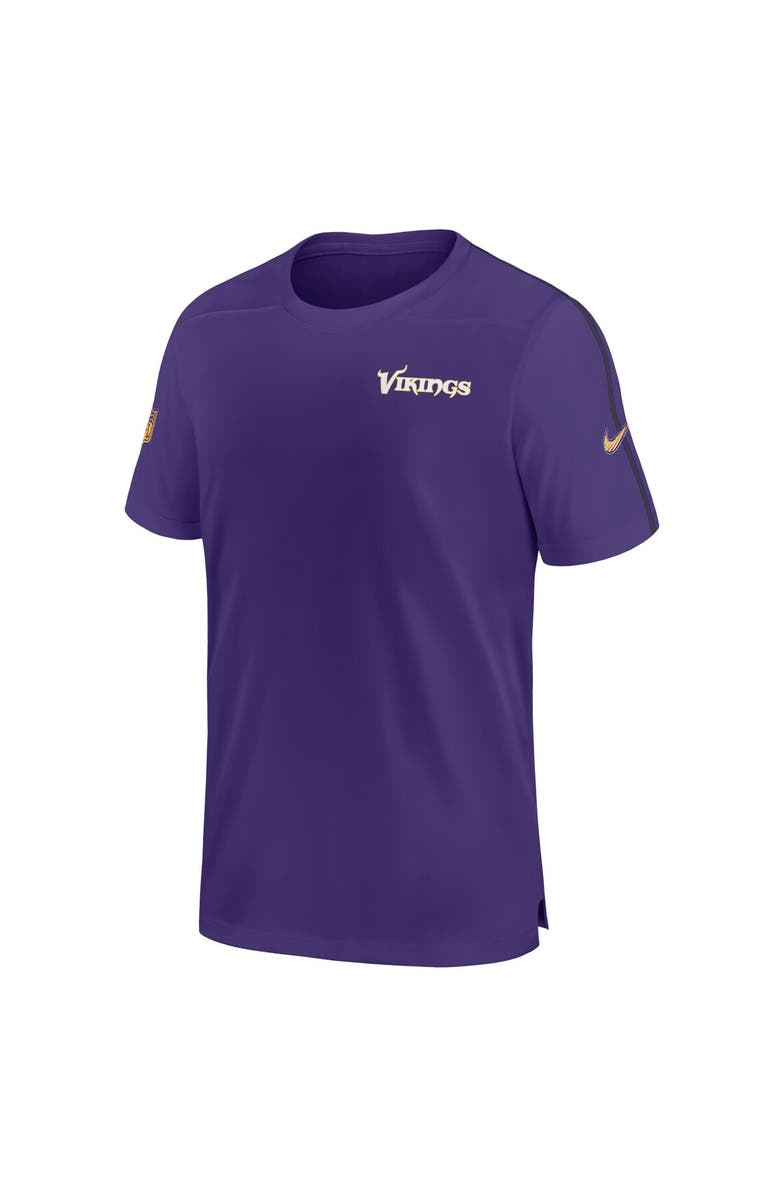 Nike Men's Nike Purple Minnesota Vikings 2024 Sideline Coach UV Performance T-Shirt, Alternate, color, 