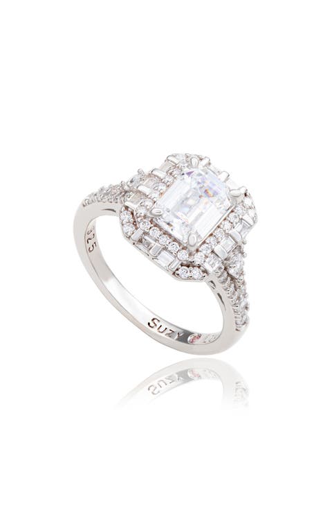 Cubic Zirconia Bridal Ring