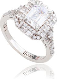 SUZY LEVIAN Cubic Zirconia Bridal Ring