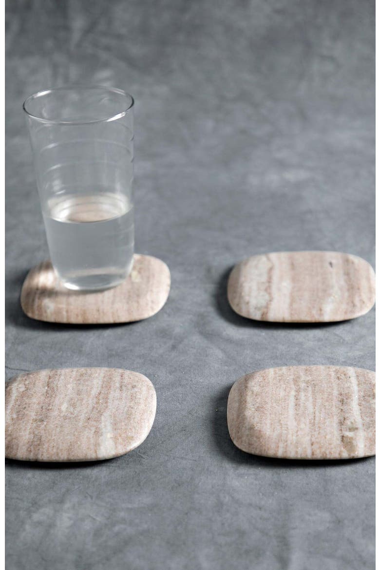 Granada Coasters Set of 4, Alternate, color, Gray