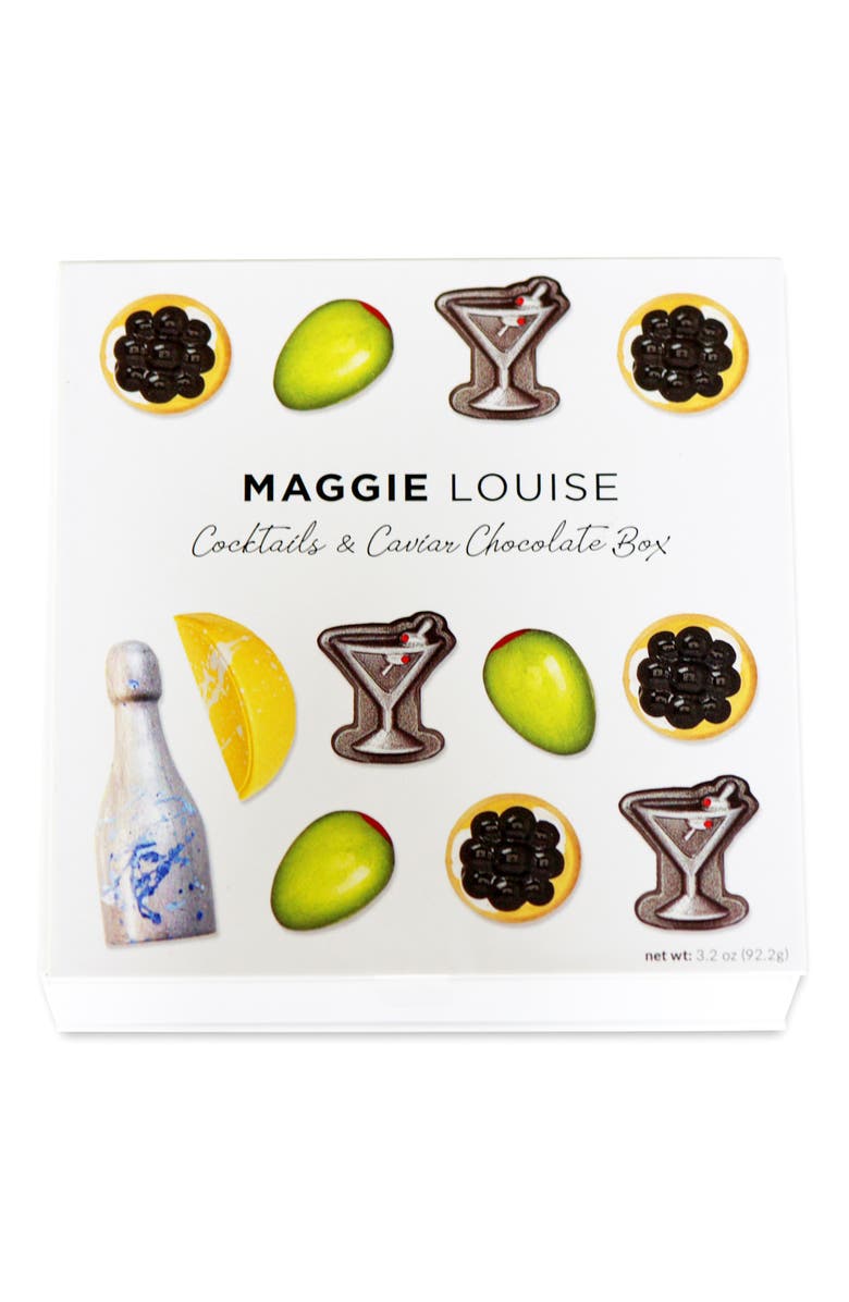 Maggie Louise Confections Cocktails & Caviar 9-Piece Chocolates, Alternate, color, 