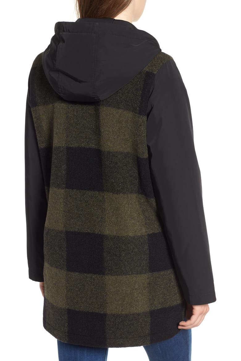 Pearl Coat, Alternate, color, OLIVE/ BLACK/ BUFFALO