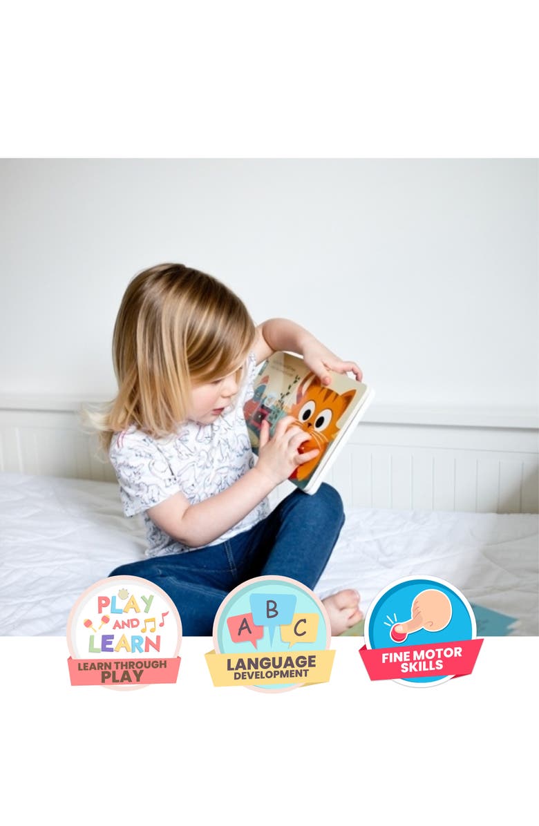 Ditty Bird Kids' Interactive Sensory Touch the Animal Sound Book, Alternate, color, Navy