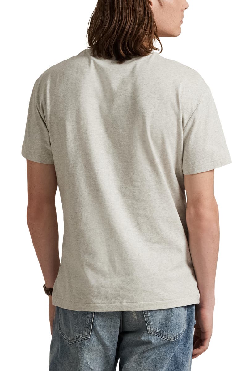Polo Ralph Lauren Classic Fit Logo Cotton Jersey T-Shirt, Alternate, color, Light Sport Heather