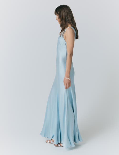 Ghost London Willow Sleeveless Satin Maxi Slip Dress