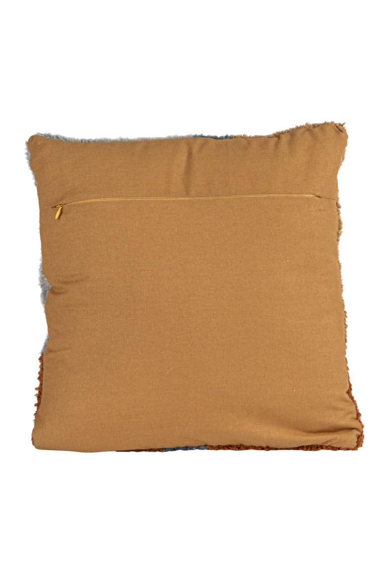 Terra Firm Woolen Harmony Pillow, Multicolor, Alternate, color, Blue