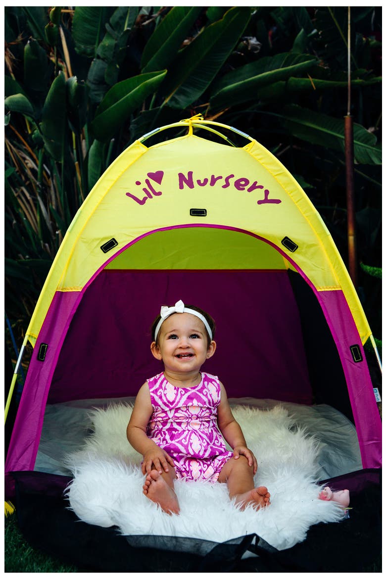 Lil' Nursery Tent, Alternate, color, PURPLE