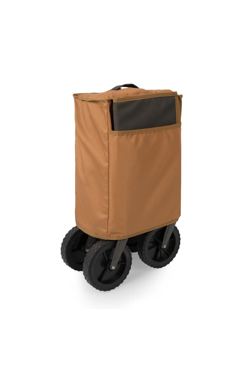 Oniva Wilderness Collapsible Folding Wagon, Alternate, color, Brown & Gray