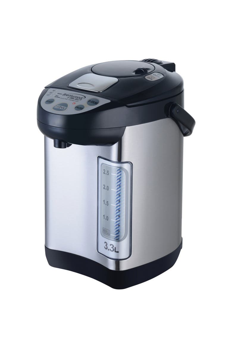 3.3-Liter Electric Hot Water Dispenser Stainless Steel, Main, color, Silver