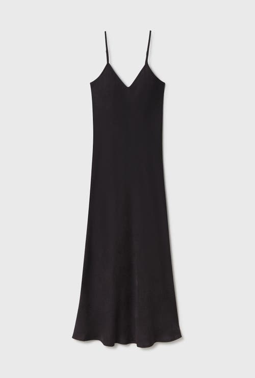 Silk Laundry 90s Slip Dress In Orange