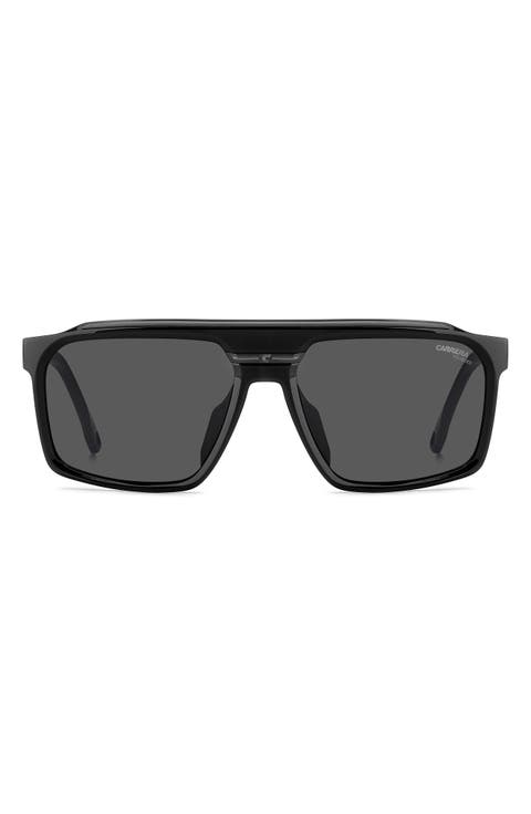 C Sport 59mm Rectangular Sunglasses