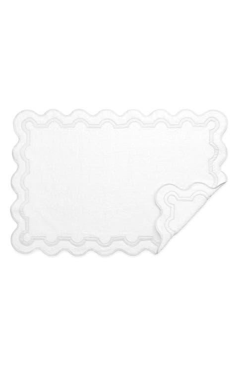Mirasol Scallop Cotton Tub Mat
