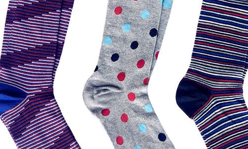 Unsimply Stitched Assorted 3-pack Crew Socks