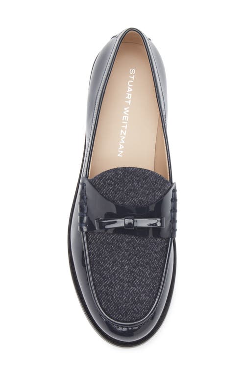 Stuart Weitzman Lottie Bow Loafer In Blue