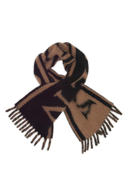 Alexander Mcqueen Mcqueen Reversible Alpaca & Wool Blend Scarf In Multi