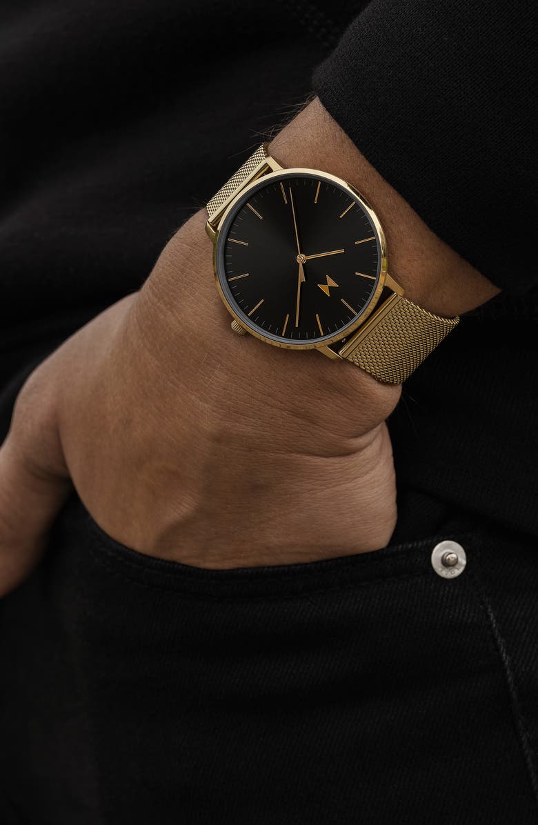 Legacy Slim Mesh Strap Watch, 42mm