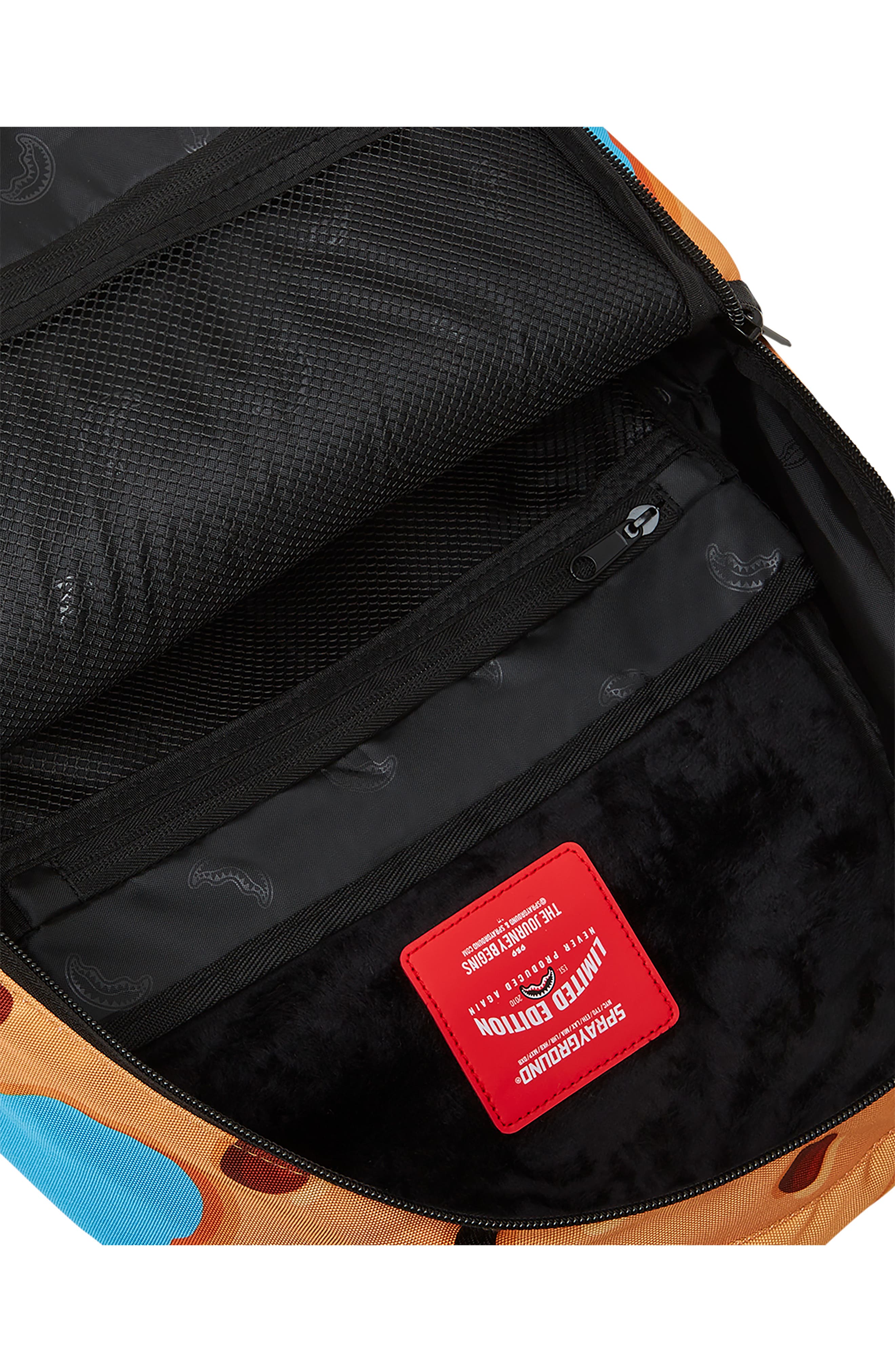 Sprayground Kids' Sesame Street Cookie Monster Snack Attack Backpack, Alternate, color, 