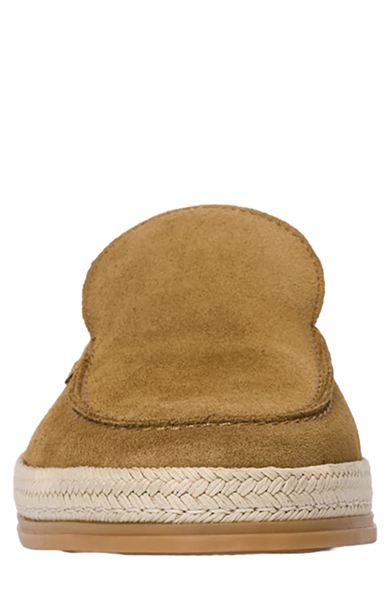 André Assous Angelo Loafer, Alternate, color, Cognac Suede