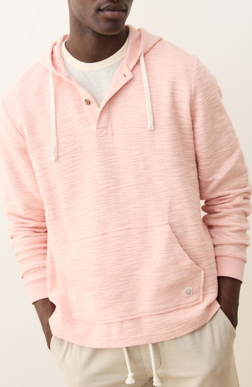 Marine Layer Portola Slub Cotton Beach Hoodie In Pink