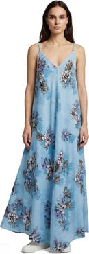 Lords of Harlech Exotic Floral Womens Linen Oversized Dress